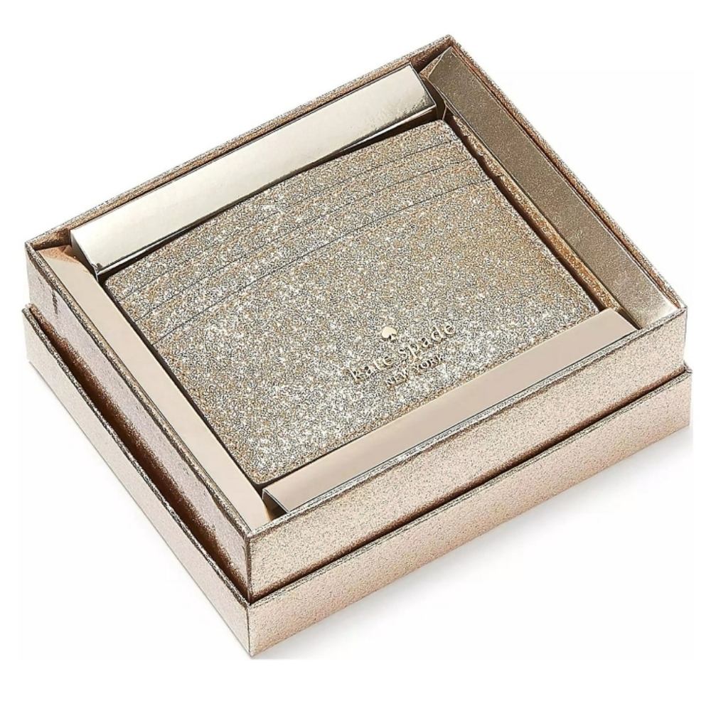 2 Left Kate Spade Glimmer Card Holder